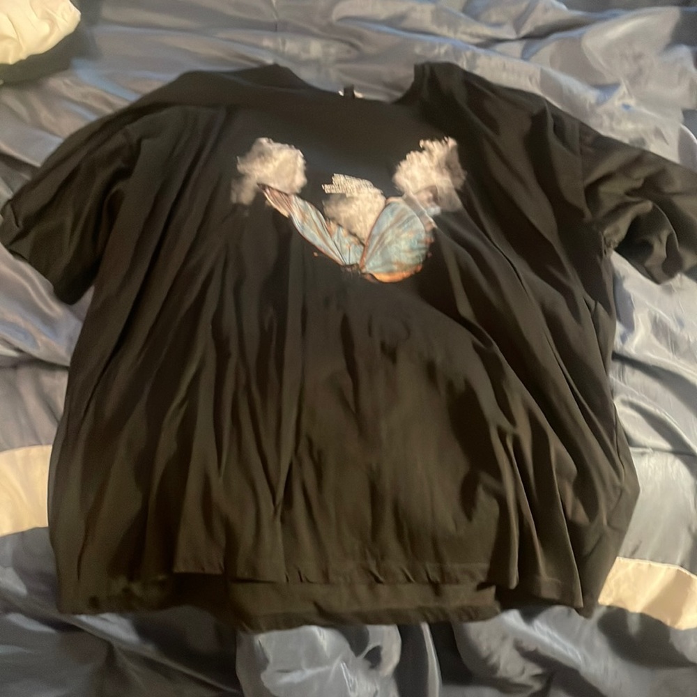 BooHooMAN Quavo Huncho Season 2 Butterfly Tee, XL, worn 3x